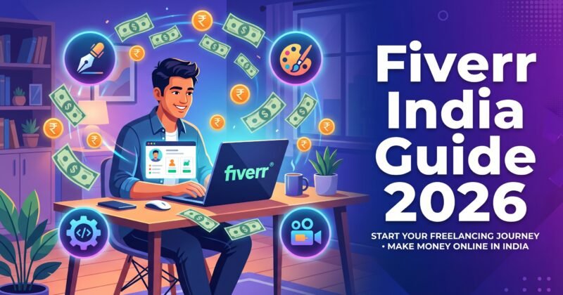 Your First ₹10,000 Step-by-Step Guide:Freelancing on Fiverr in India 2026: