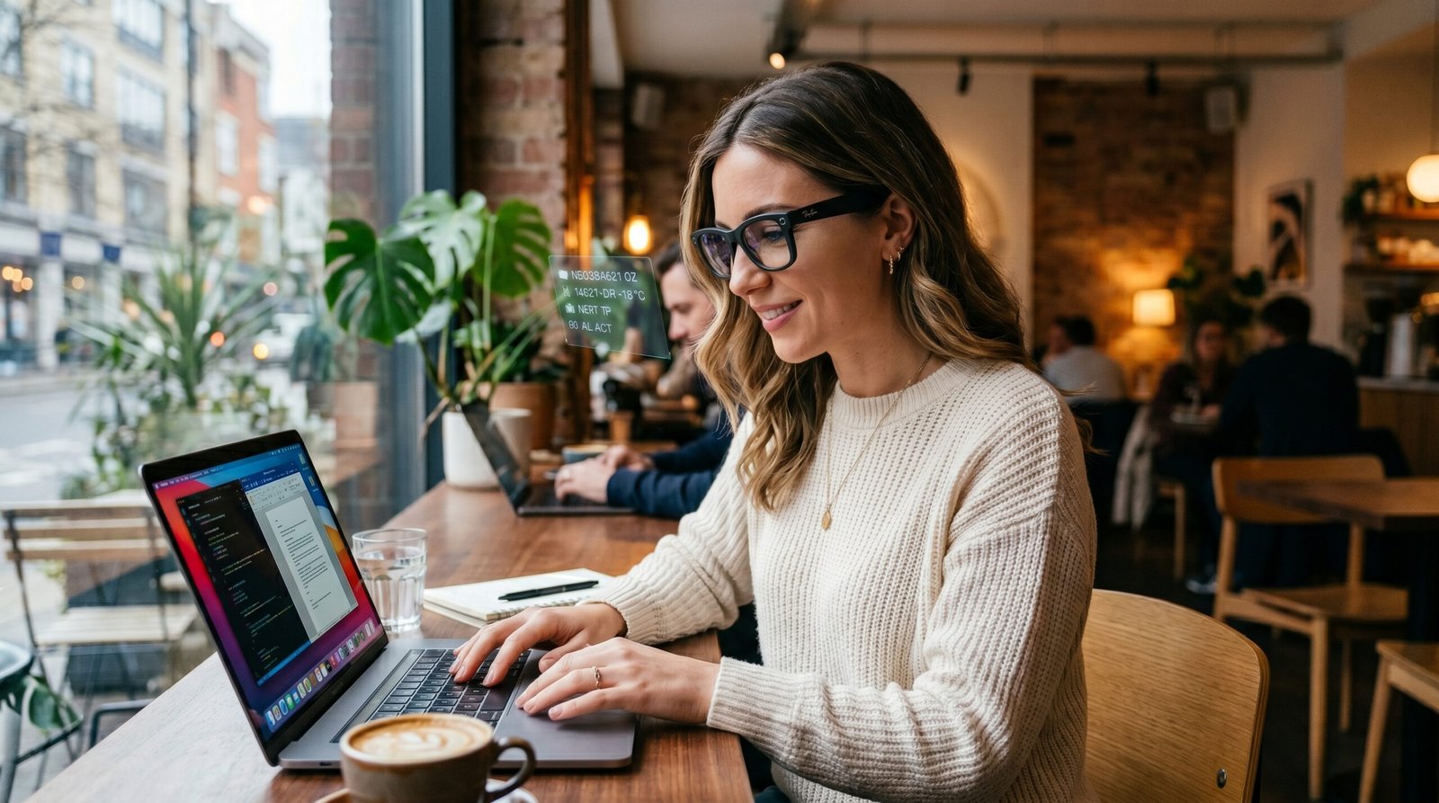 Woman wearing Ray-Ban Meta Gen 2 smart AI glasses — audio calls and lifestyle review