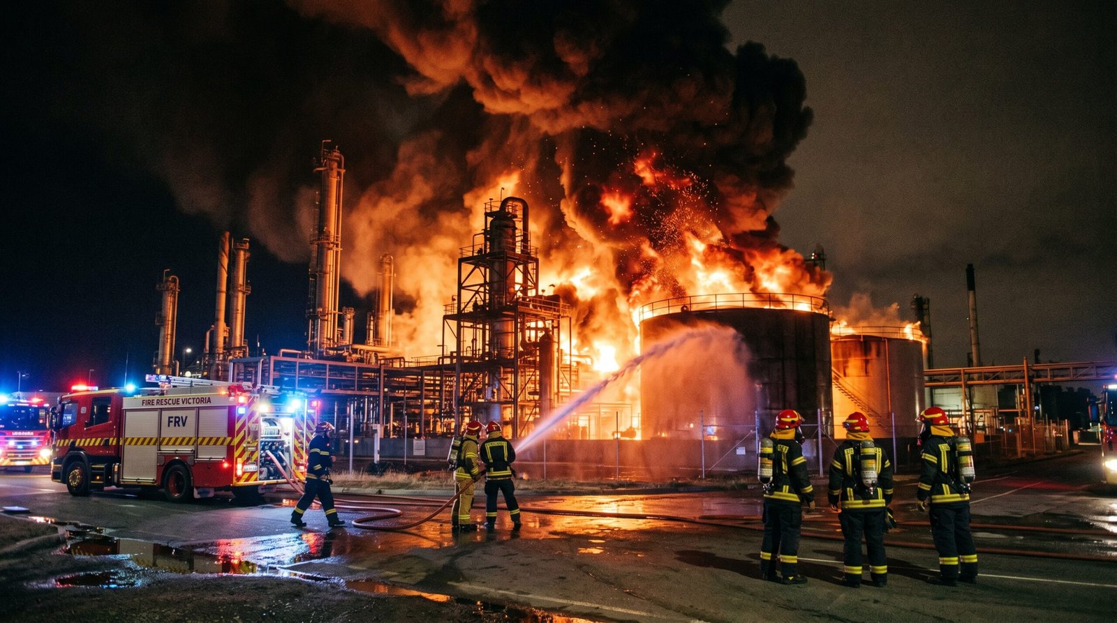 Viva Energy Geelong refinery fire Australia April 2026 — fuel supply crisis