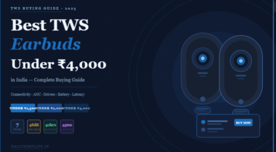 Best TWS Earbuds Under ₹4,000 in India (2025) | DailySimplify