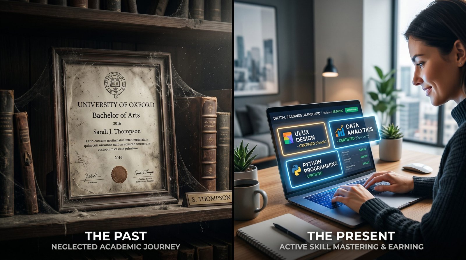 Skills vs degree comparison 2026 — why skills matter more than college degrees for career growth