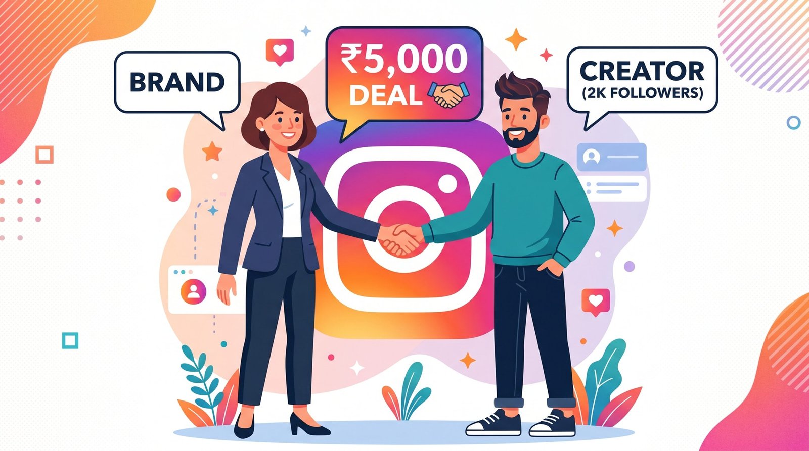 Nano influencer brand deal India 1000 followers