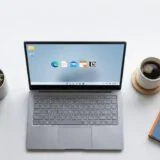 Best laptop under 40000 India 2026 guide showing modern laptop on desk with notebook and coffee for students and professionals.
