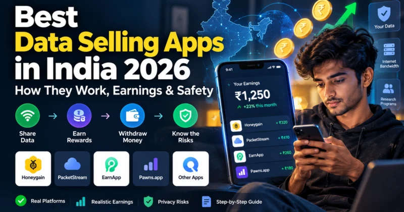Best Data Selling Apps in India 2026: How They Work, Earnings & Safety