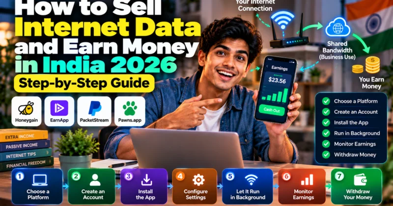 How to Sell Internet Data and Earn Money in India 2026